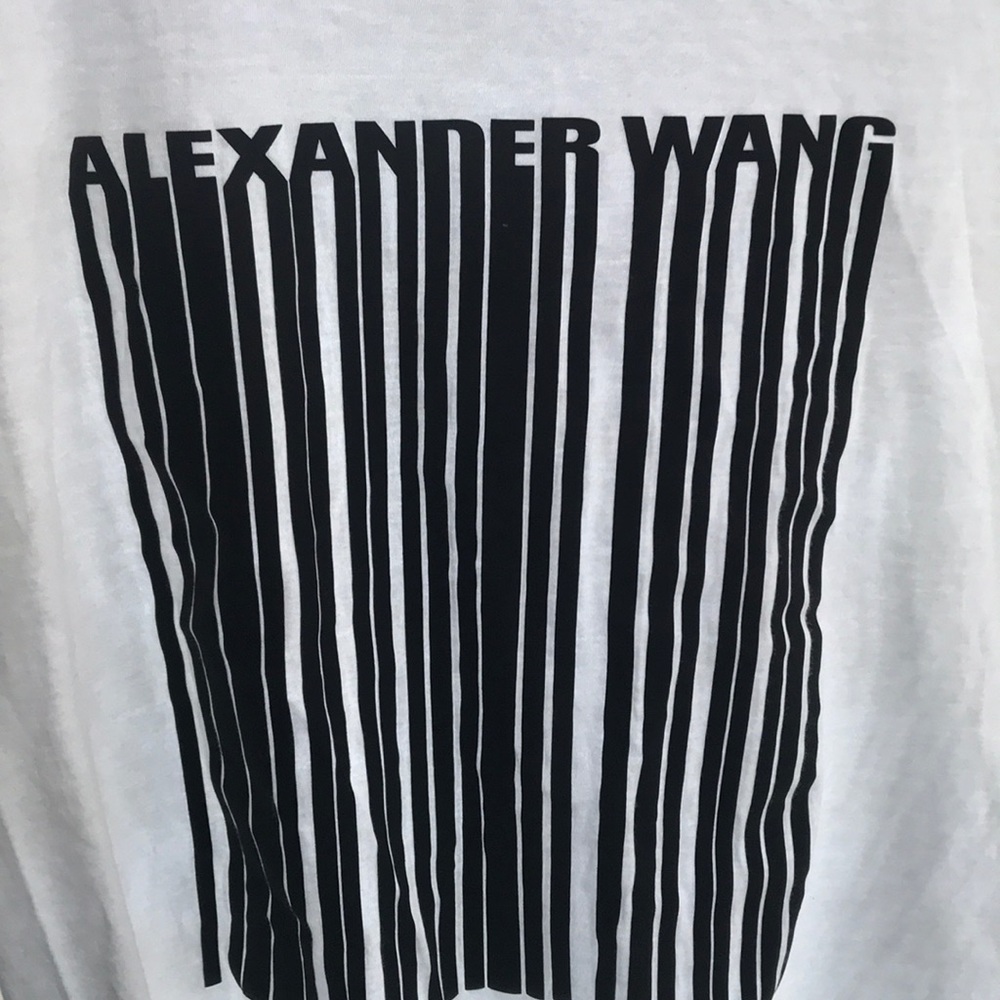 Alexander wang barcode tee